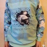 2 x OUT OF SPACE - Erde und Mond Weltall - 1 Folien Illusions Foto Plotter und Laser-Datei als SVG und DXF - Sewando