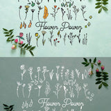 Plotter-SPARSET - FLOWER POWER Doodle und die 3 Glas-Blumen und Bonus Vasen SVG und DXF - Sewando