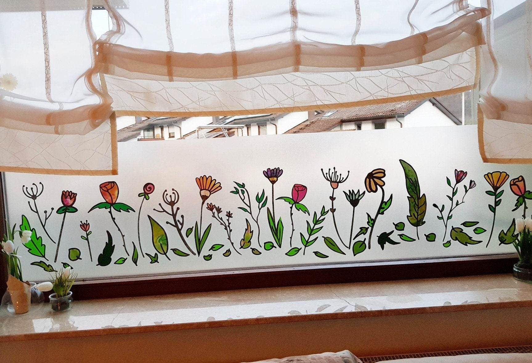 Plotter-SPARSET - FLOWER POWER Doodle und die 3 Glas-Blumen und Bonus Vasen SVG und DXF - Sewando