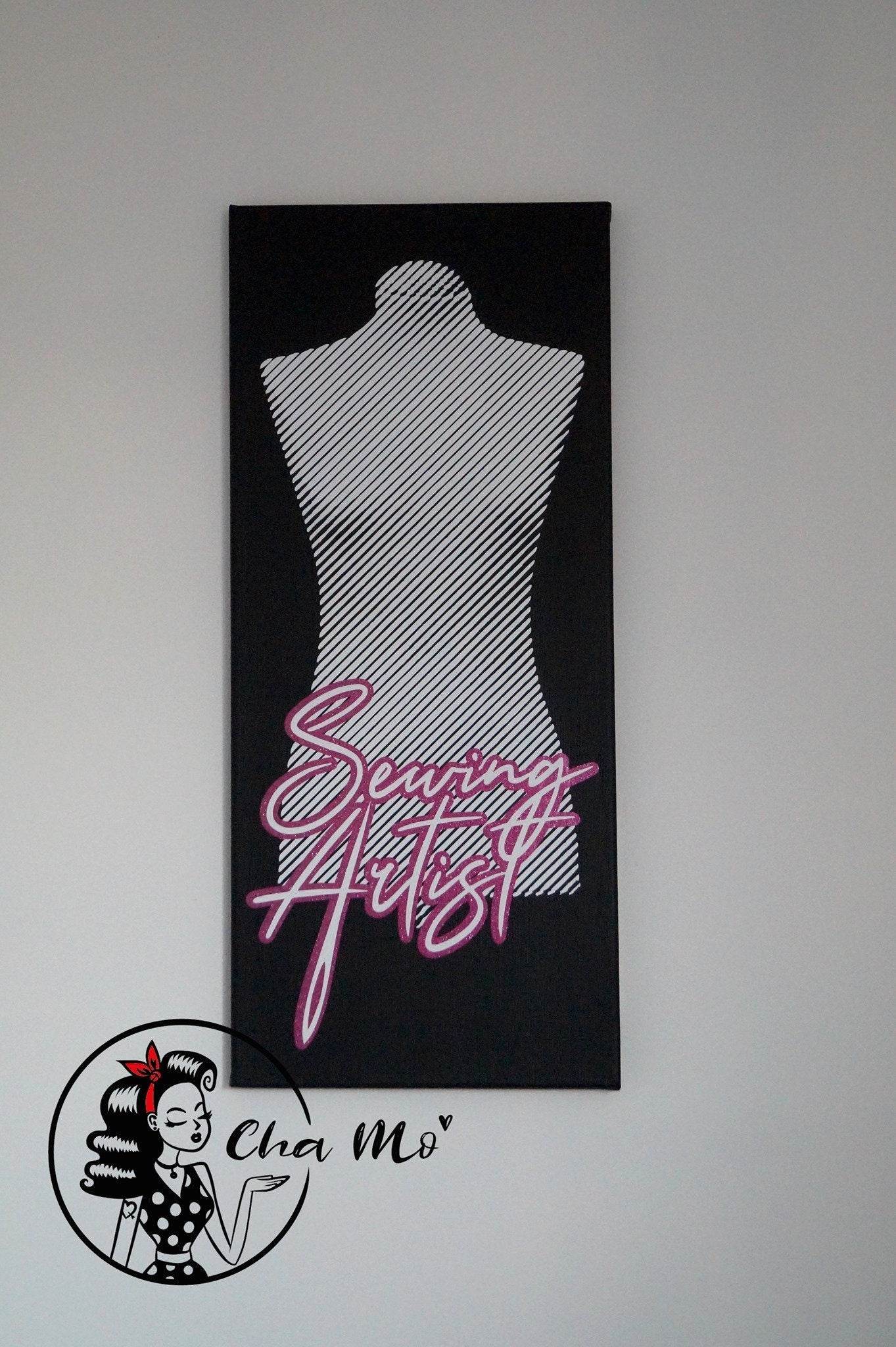 SEWING ARTIST 1 (2) Farbe / Folie Illusions Plotterdatei, Laserdatei - Sewando