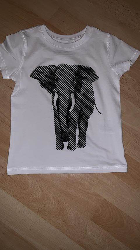 LINEART ELEFANT 1 Farbe / Folie Illusions Plotter und Laser-Datei als SVG und DXF - Sewando