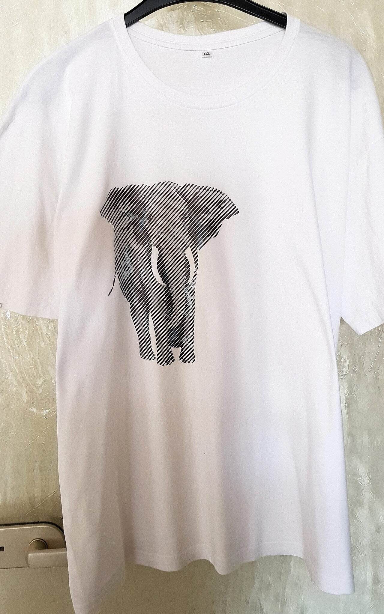 LINEART ELEFANT 1 Farbe / Folie Illusions Plotter und Laser-Datei als SVG und DXF - Sewando