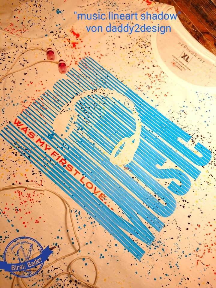 MUSIC Lines & Shadow, Plotter und Laser-Datei als SVG und DXF - Sewando