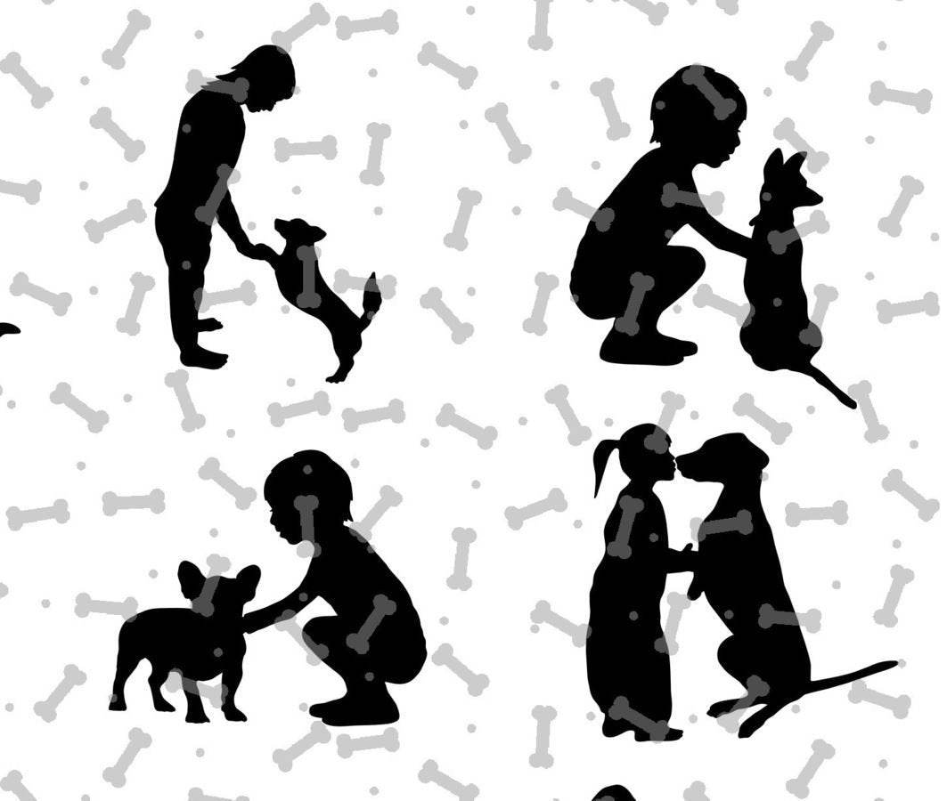 Plotterdatei Doglove - Hundeliebe - Kinder Edition SVG DXF PLOTT - Sewando