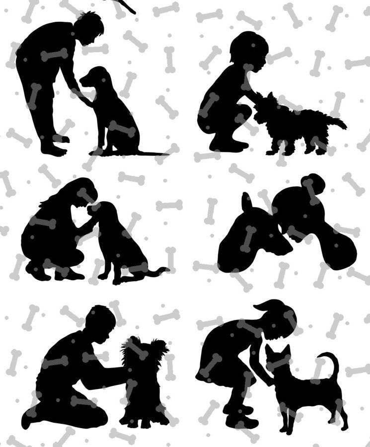 Plotterdatei Doglove - Hundeliebe - Kinder Edition SVG DXF PLOTT - Sewando