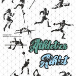 Shadow Leichtathletik Plotterdatei, Laserdatei - Sewando