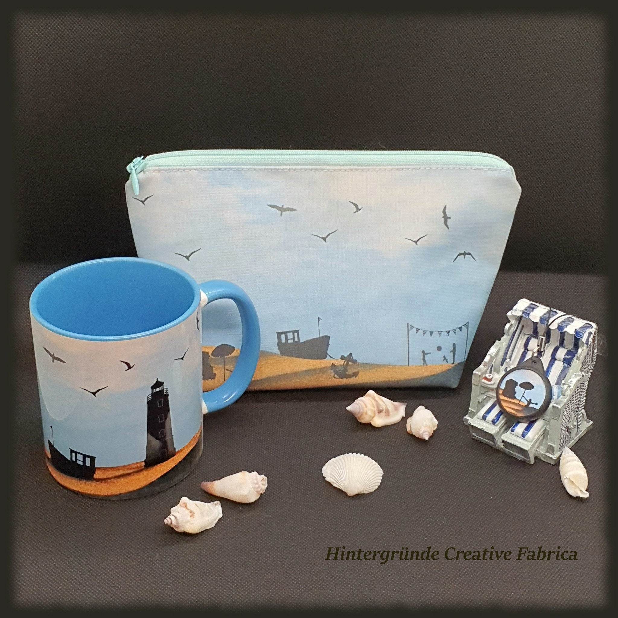 Strand und Meer - MULTIPLOTT Komplett Set, vom Tee-Licht bis Wand-Tattoo alles in einem Paket SVG und DXF PLOTT - Sewando