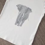 LINEART ELEFANT 1 Farbe / Folie Illusions Plotter und Laser-Datei als SVG und DXF - Sewando