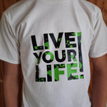 LIVE YOUR LIFE - Trash Slogan - dein Style dein Leben, Plotterdatei, Laserdatei - Sewando