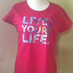 LIVE YOUR LIFE - Trash Slogan - dein Style dein Leben, Plotterdatei, Laserdatei - Sewando