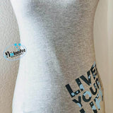 LIVE YOUR LIFE - Trash Slogan - dein Style dein Leben, Plotterdatei, Laserdatei - Sewando