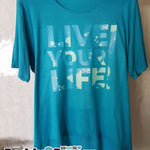 LIVE YOUR LIFE - Trash Slogan - dein Style dein Leben, Plotterdatei, Laserdatei - Sewando