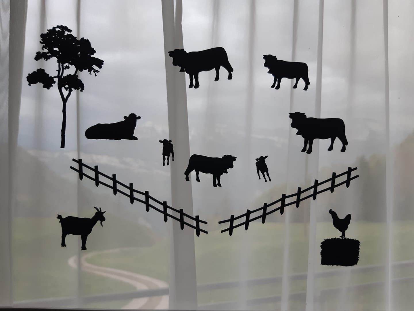 Bauernhof Garten Wiese Weide MEGA MULTIPLOTT KOMPLETTSET Maschinen Tiere und Landschaft, Plotter- Laser-Datei als SVG und DXF - Sewando