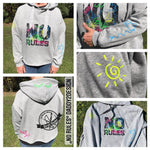 NO RULES - das freche - dein Style dein Leben- Motiv, Plotter und Laser-Datei als SVG und DXF - Sewando