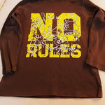 NO RULES - das freche - dein Style dein Leben- Motiv, Plotter und Laser-Datei als SVG und DXF - Sewando