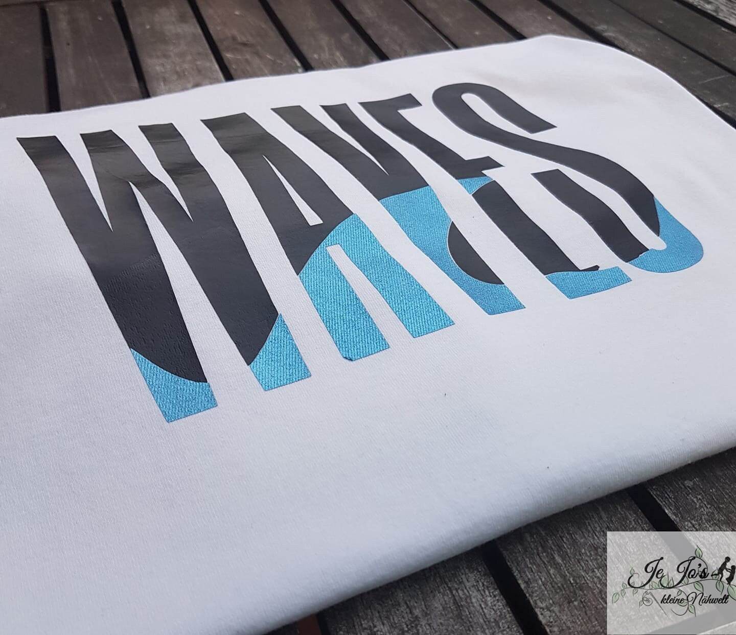 WAVES - das Doppelmotiv - nutz die Welle, Plotterdatei als SVG und DXF - Sewando