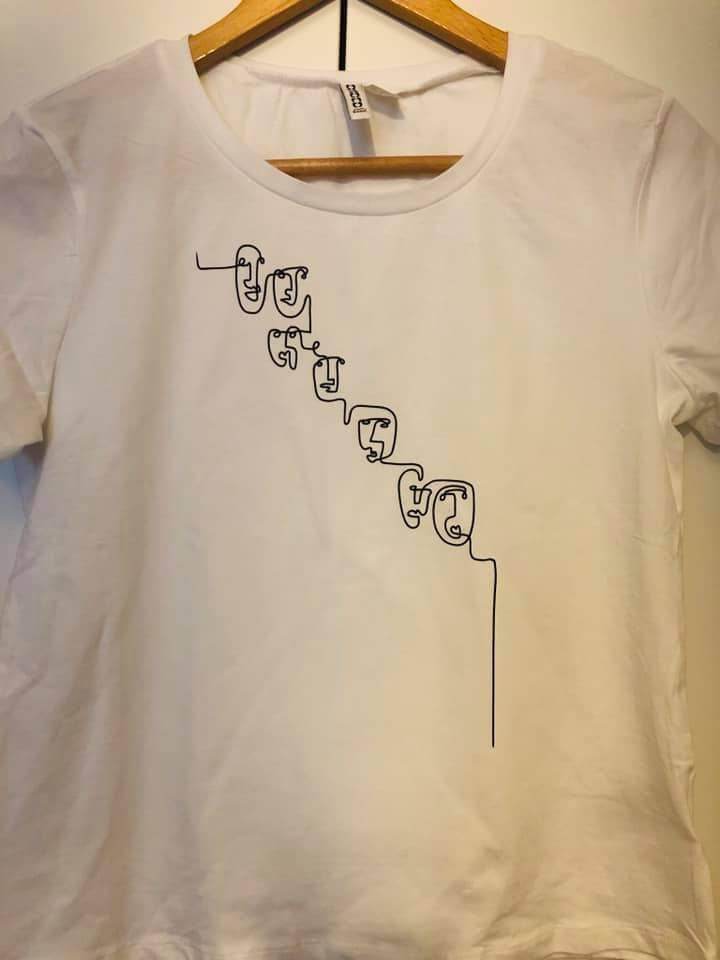 Plotterdatei Diversity - Vielfalt 1 Linien-Gesichter ART BY ANNA K. SVG und DXF - Sewando