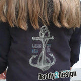 ANKER deiner Seele Anchor for your Soul LineArt, Plotter und Laser-Datei als SVG und DXF - Sewando