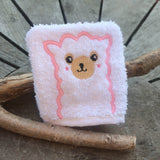 Lama-Waschlappen Stickdatei ITH 10x10 Waschhandschuh Alpaka Tiere - Sewando