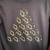 Geo Würfel - Illusions-Plott, Plotter und Laser-Datei als SVG und DXF - Sewando