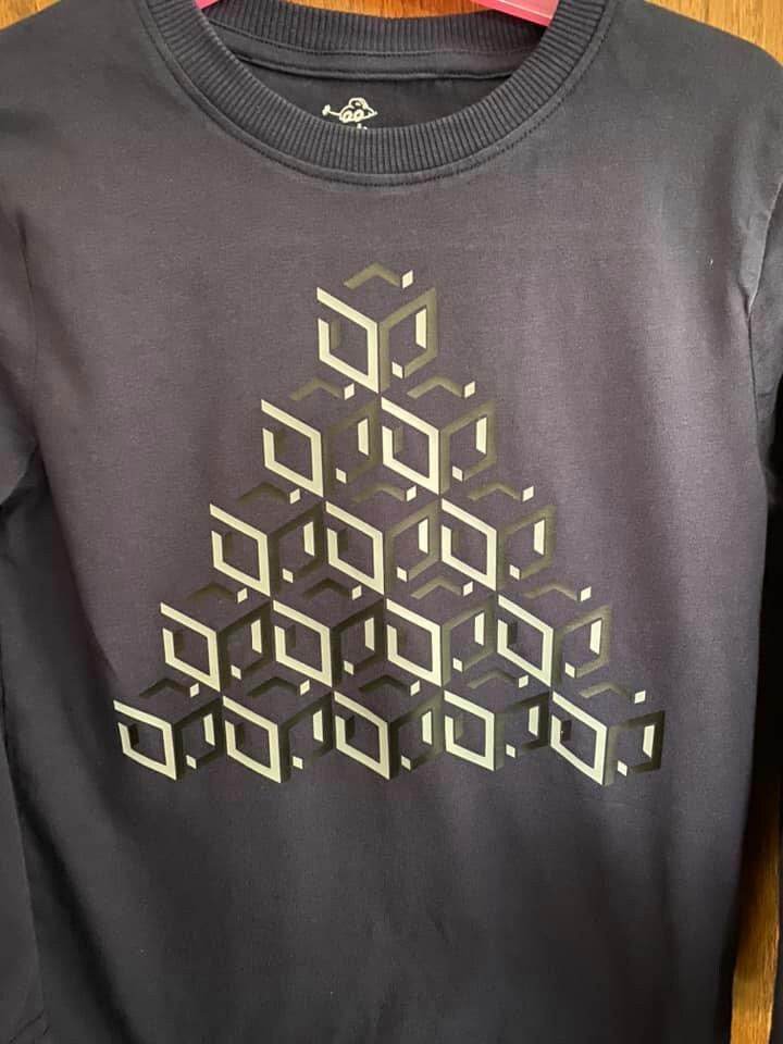 Geo Würfel - Illusions-Plott, Plotter und Laser-Datei als SVG und DXF - Sewando