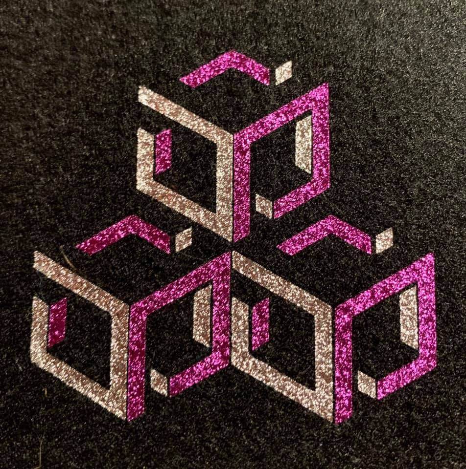 Geo Würfel - Illusions-Plott, Plotter und Laser-Datei als SVG und DXF - Sewando