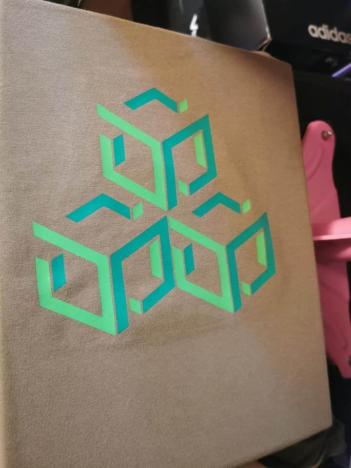 Geo Würfel - Illusions-Plott, Plotter und Laser-Datei als SVG und DXF - Sewando