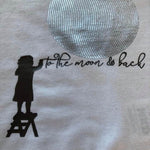 MOND LineART - bis zum Mond und zurück - KinderVersion, Plotter und Laser-Datei als SVG und DXF - Sewando