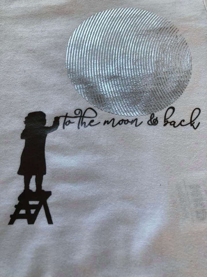 MOND LineART - bis zum Mond und zurück - KinderVersion, Plotter und Laser-Datei als SVG und DXF - Sewando