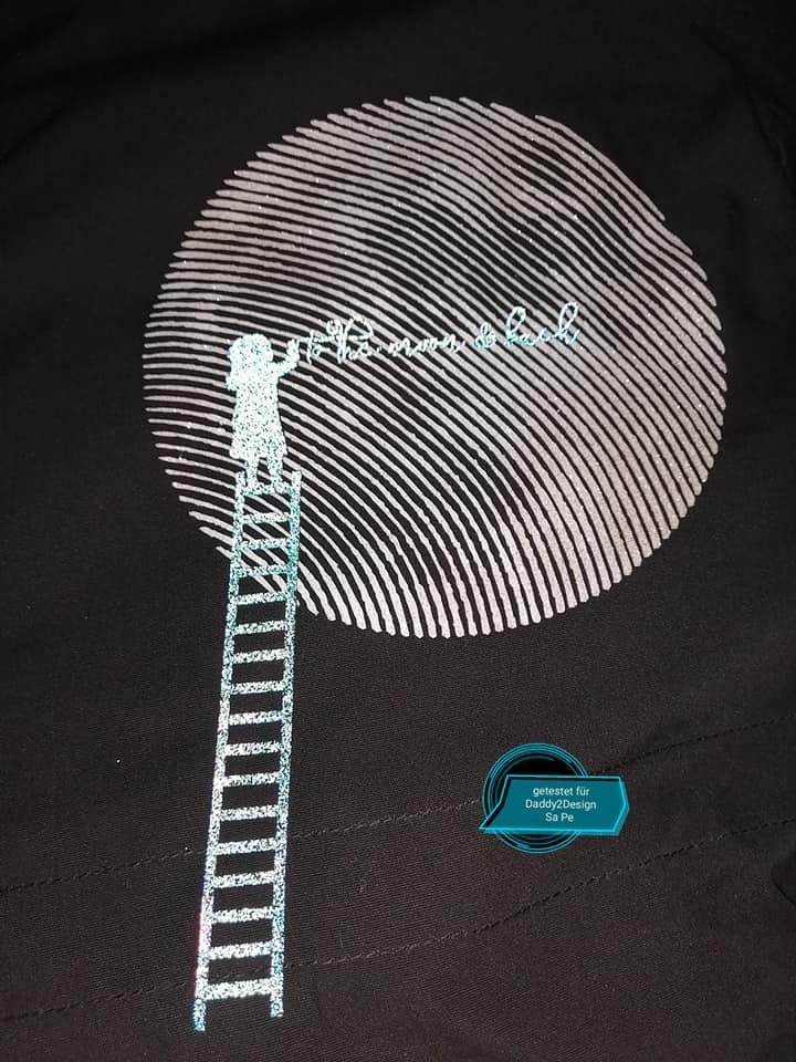 MOND LineART - bis zum Mond und zurück - KinderVersion, Plotter und Laser-Datei als SVG und DXF - Sewando