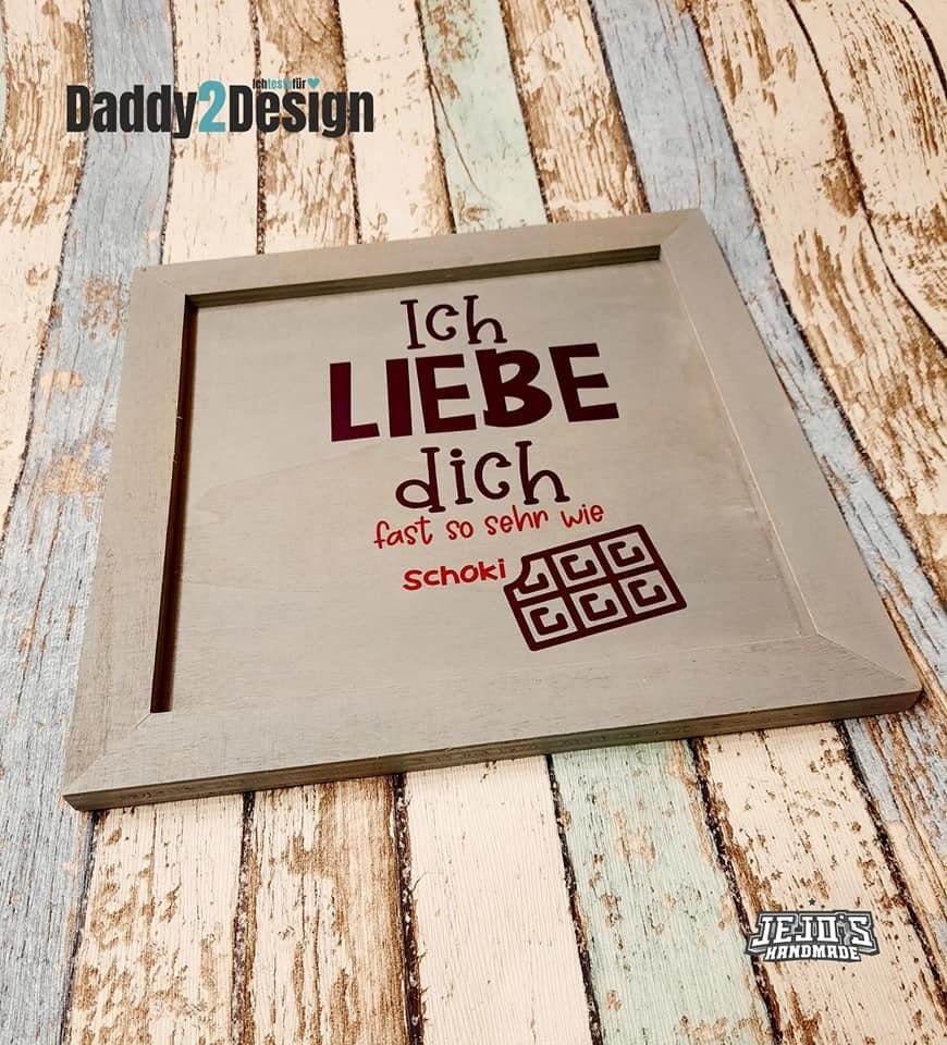 Plotterdatei Ich liebe Dich - Spass Motive inklusive Vorlage SVG und DXF PLOTT - Sewando