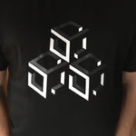 Geo Würfel - Illusions-Plott, Plotter und Laser-Datei als SVG und DXF - Sewando