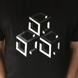 Geo Würfel - Illusions-Plott, Plotter und Laser-Datei als SVG und DXF - Sewando