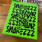 SNAKEZZZ Schlange Teens und Style Version, Plotterdatei als SVG und DXF - Sewando
