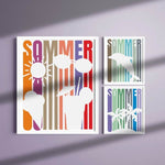 SOMMER 6 Variationen Sommer Motive mit Shadow Lines, Plotter und Laser-Datei als SVG und DXF - Sewando