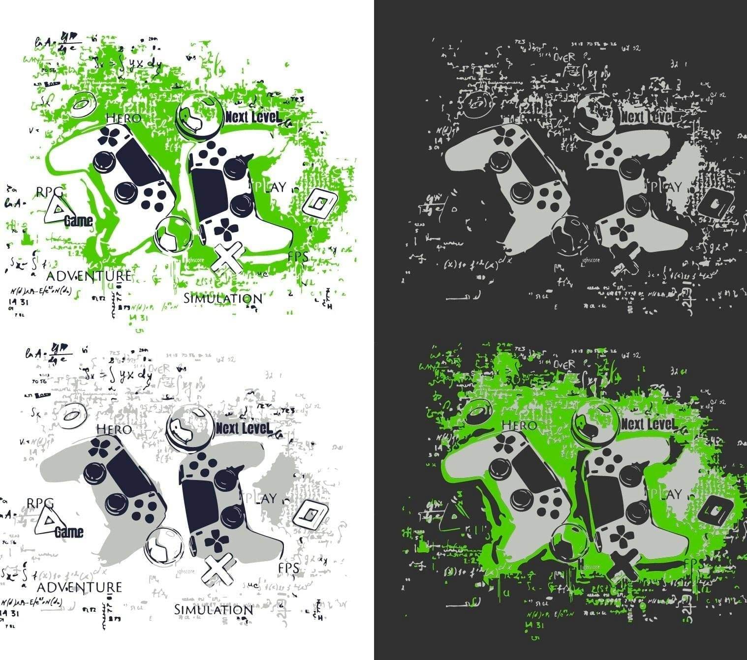 GAMER TRAUM - die Traum Trash Datei für coole Gamer, PLOTTERDATEI als SVG und DXF - Sewando
