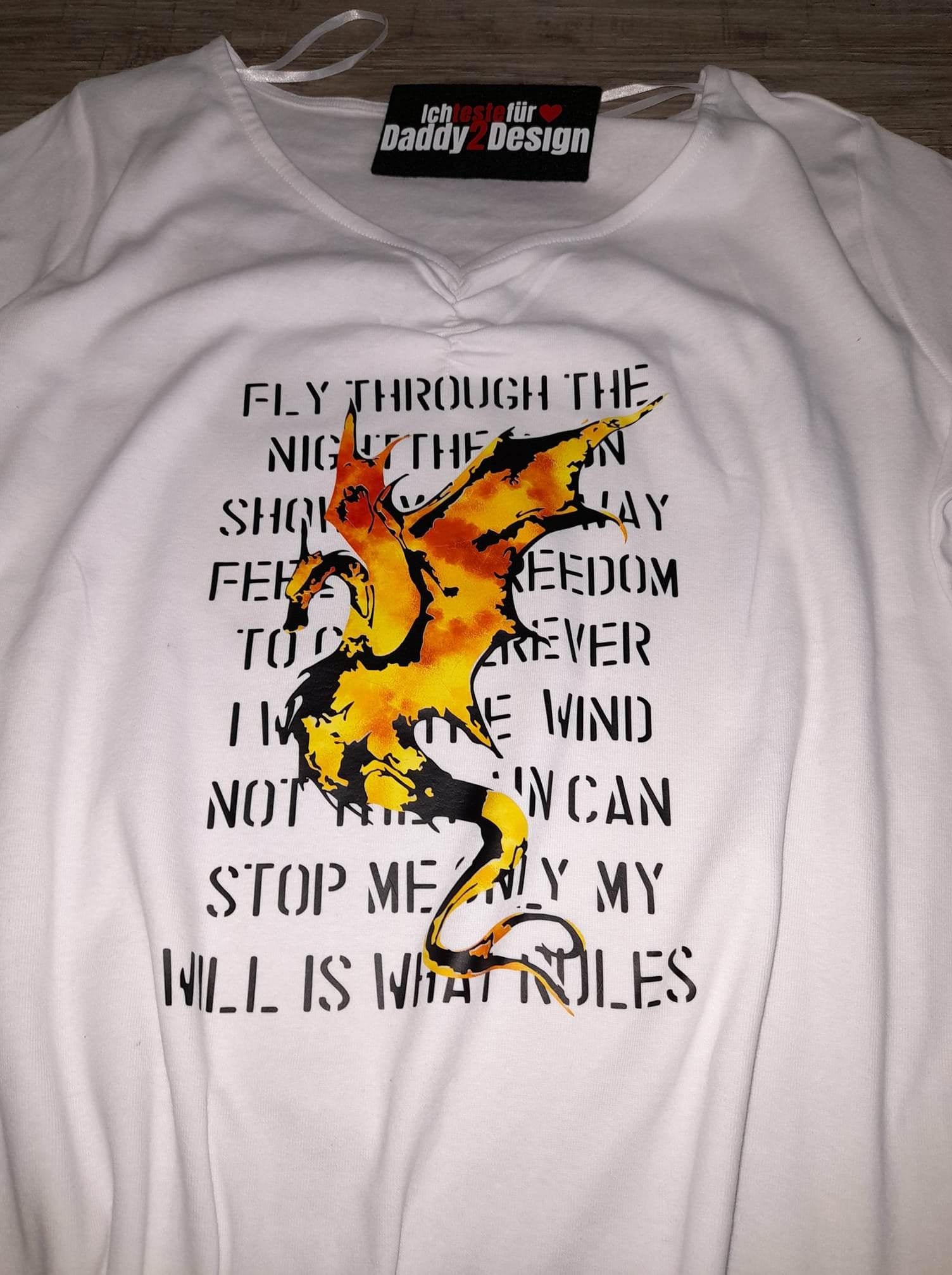 Dragon Poem - Drachen Gedicht - cooles Dein Style Motiv nicht nur für coole Teens, Plotter und Laser-Datei als SVG und DXF - Sewando