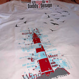 LeuchtTurmTraum - MIT MÖWEN - 3 Variationen, PLOTTERDATEI als SVG und DXF - Sewando