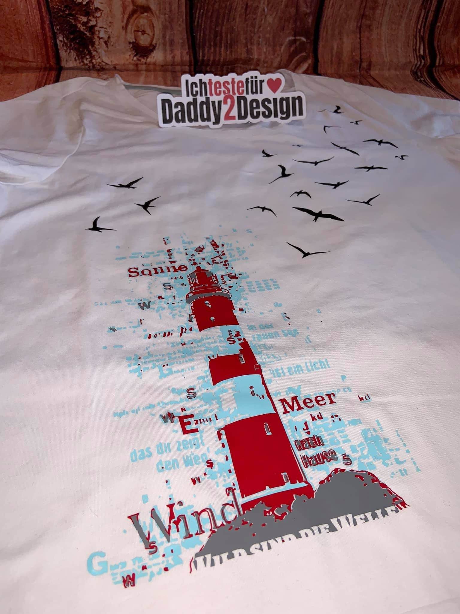 LeuchtTurmTraum - MIT MÖWEN - 3 Variationen, PLOTTERDATEI als SVG und DXF - Sewando