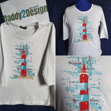 LeuchtTurmTraum - MIT MÖWEN - 3 Variationen, PLOTTERDATEI als SVG und DXF - Sewando