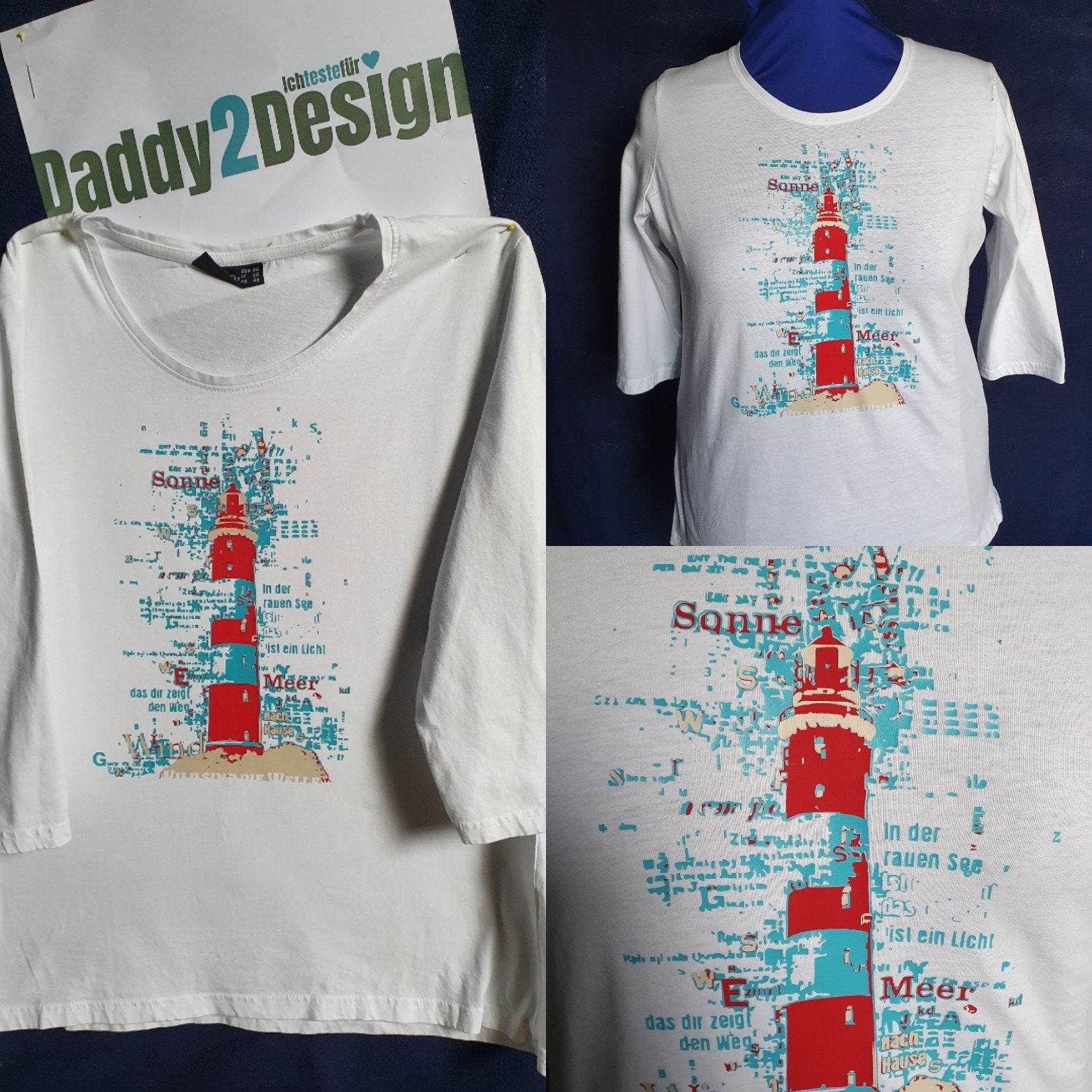 LeuchtTurmTraum - OHNE MÖWEN - 3 Variationen, PLOTTERDATEI als SVG und DXF - Sewando