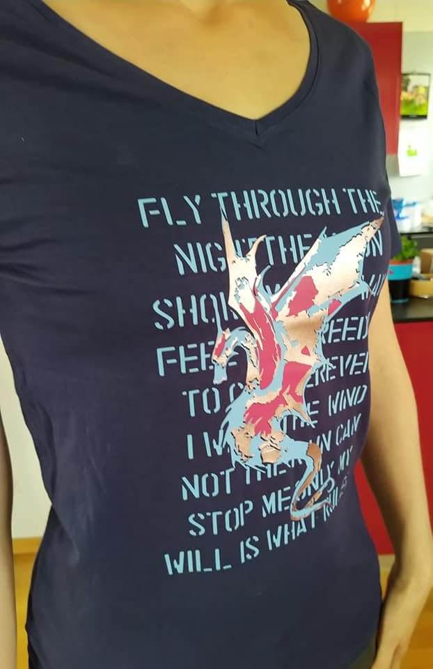 Dragon Poem - Drachen Gedicht - cooles Dein Style Motiv nicht nur für coole Teens, Plotter und Laser-Datei als SVG und DXF - Sewando