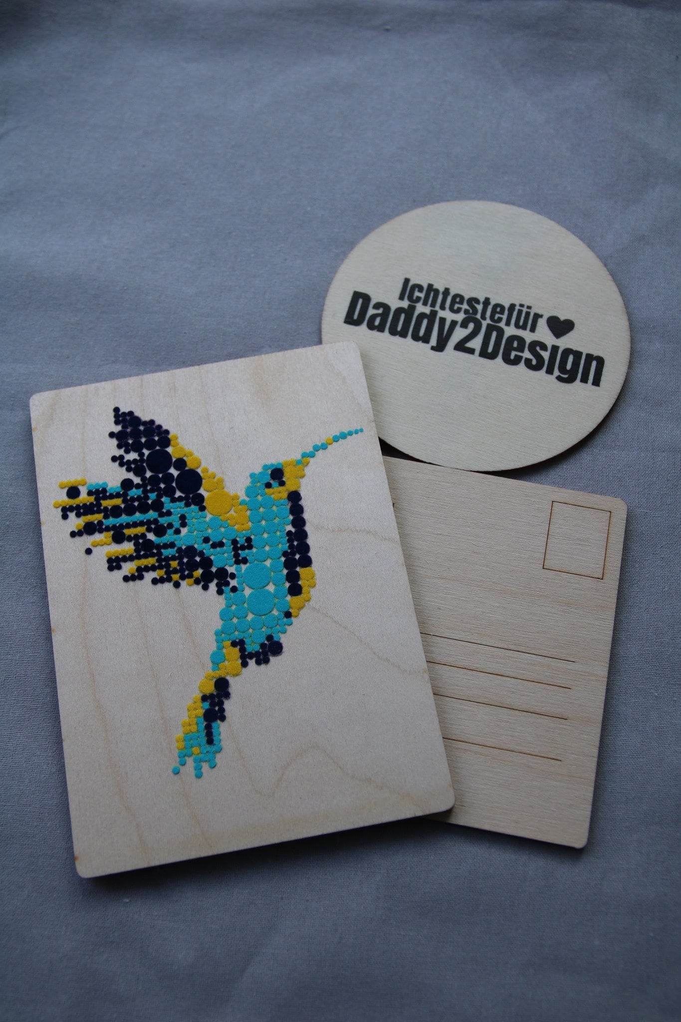 PunkteLiebe KOLIBRI, Plotterdatei, Laserdatei - Sewando