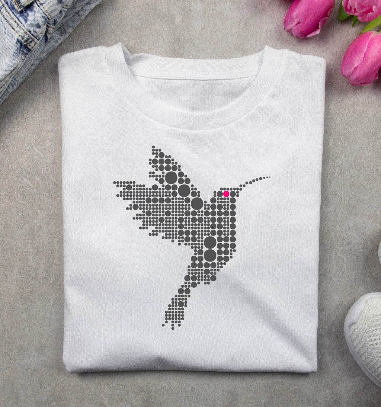 PunkteLiebe KOLIBRI, Plotterdatei, Laserdatei - Sewando