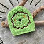 Löwen-Waschlappen Stickdatei ITH 10x10 Waschhandschuh Tierwaschlappen Tierwaschhandschuh Zoo Baby - Sewando