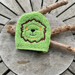 Löwen-Waschlappen Stickdatei ITH 10x10 Waschhandschuh Tierwaschlappen Tierwaschhandschuh Zoo Baby - Sewando