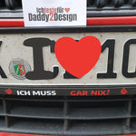 KENNZEICHEN - Verschönerung für den Kennzeichen-Halter, Plotterdatei - Sewando