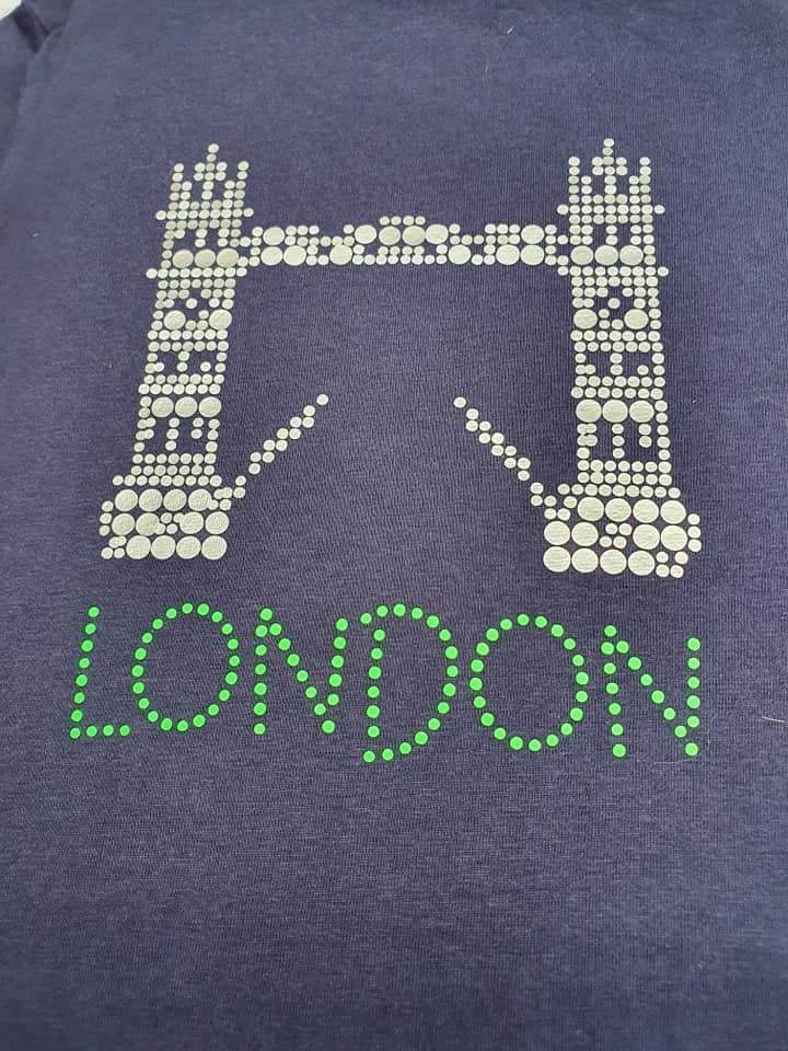 Plotterdatei PunkteLiebe LONDON 2- oder 1-farbig, 2 verschiedene Motive, Tower Bridge und Big Ben SVG und DXF - Sewando