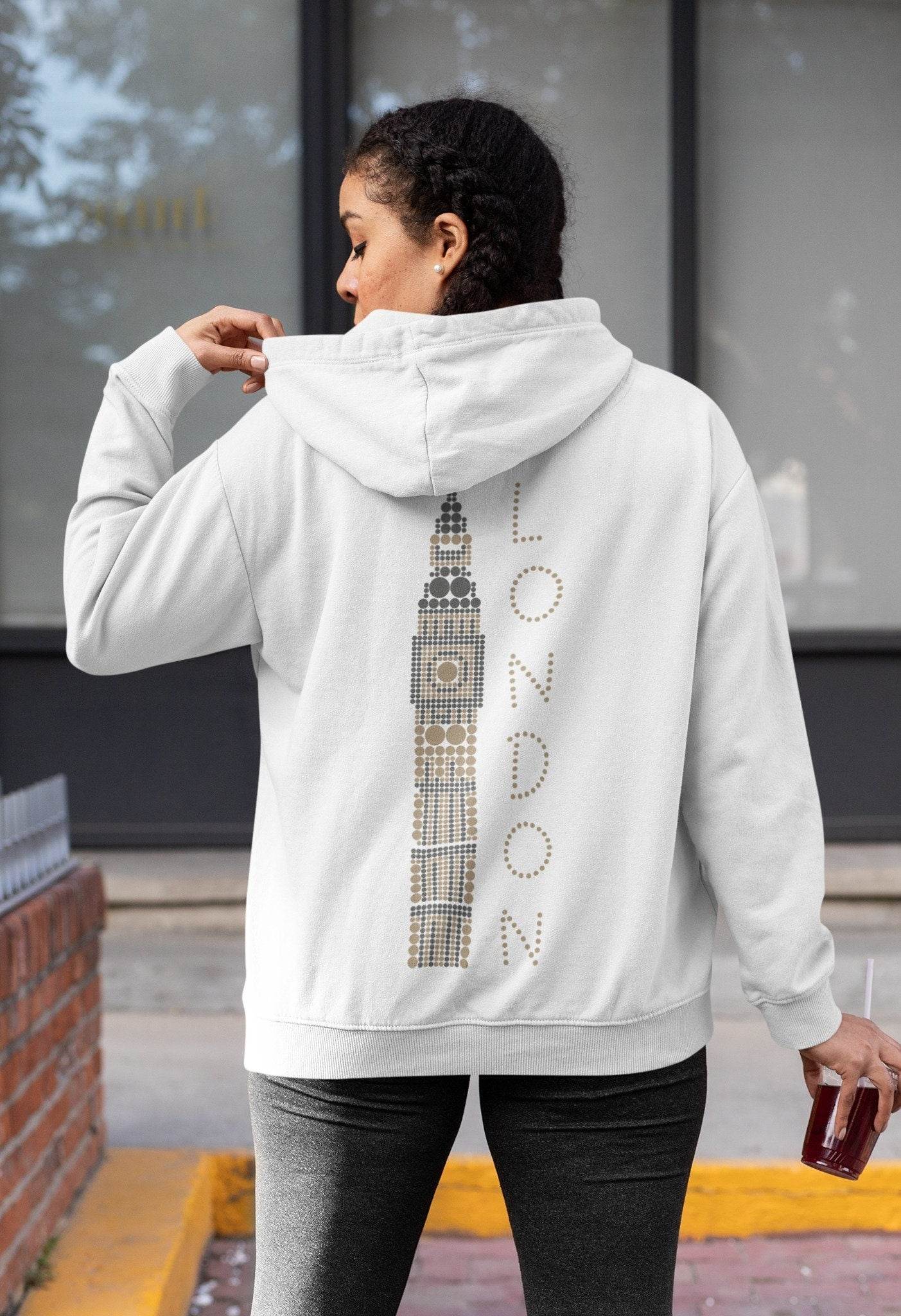 Plotterdatei PunkteLiebe LONDON 2- oder 1-farbig, 2 verschiedene Motive, Tower Bridge und Big Ben SVG und DXF - Sewando
