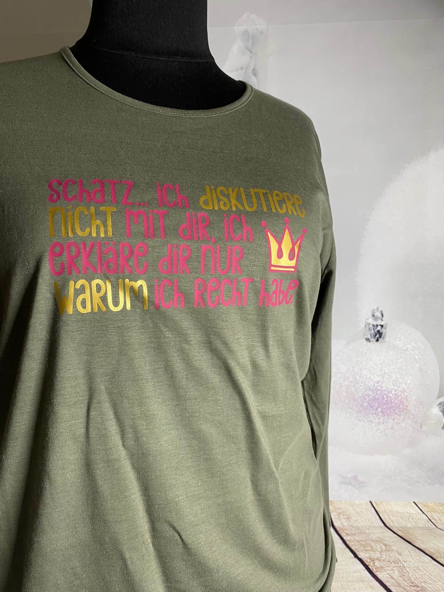 Plotterdatei RECHT HABEN - Spaß Datei, ich argumentiere nicht....ich erkläre nur, warum ich Recht habe SVG und DXF PLOTT - Sewando